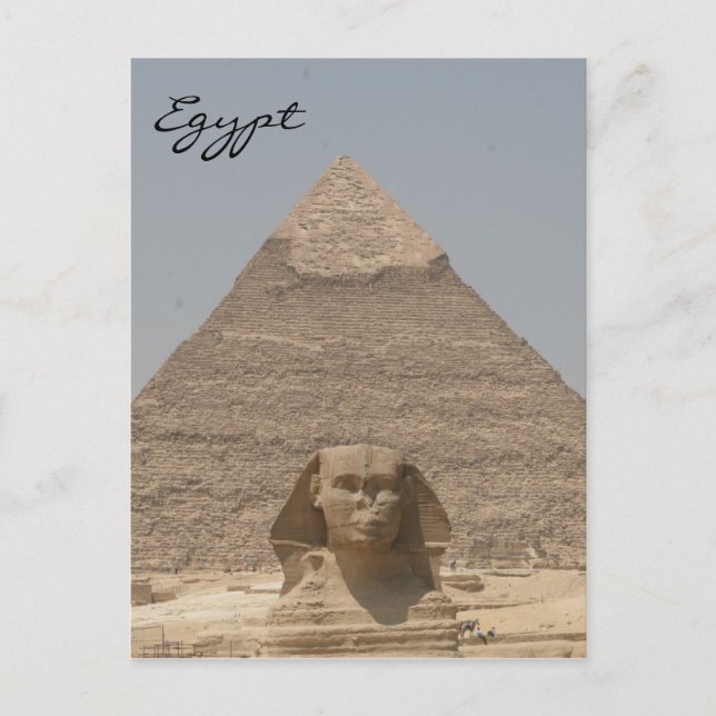 Postal sphinx khafre egypt (Anverso)