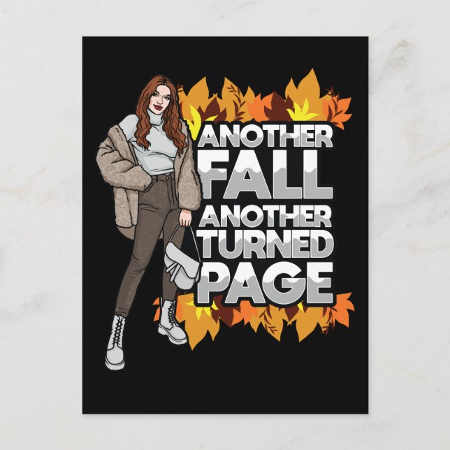 Postal Spice spice otoño cosecha otoño Acción de Gracias (Anverso)