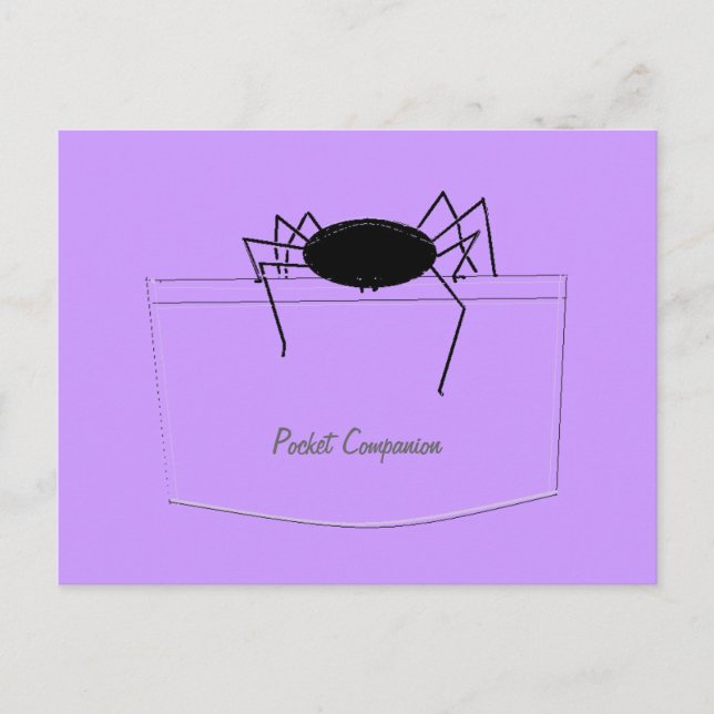 Postal Spider in Pocket (Anverso)