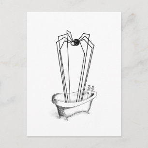 Postal Spider in the Bath