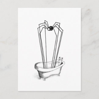 Postal Spider in the Bath