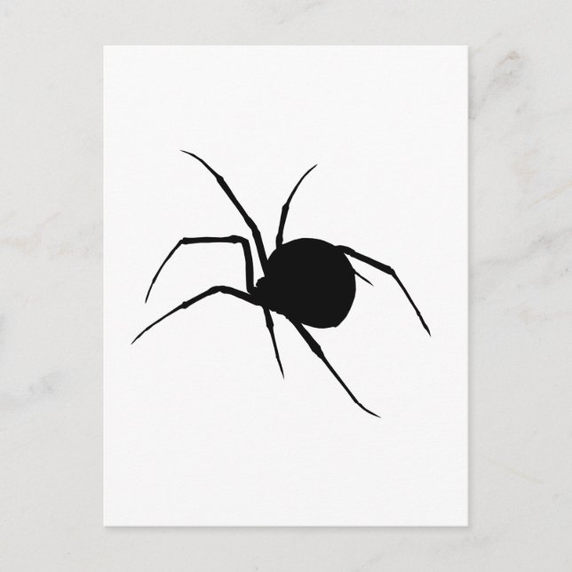 Postal Spider Silhouette (Anverso)