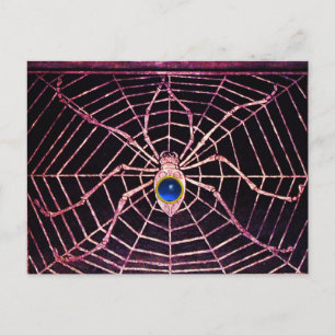 Postal SPIDER Y WEB Blue Sapphire Black