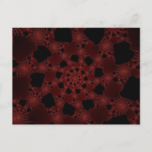 Postal Spiderweb Fractal (Anverso)