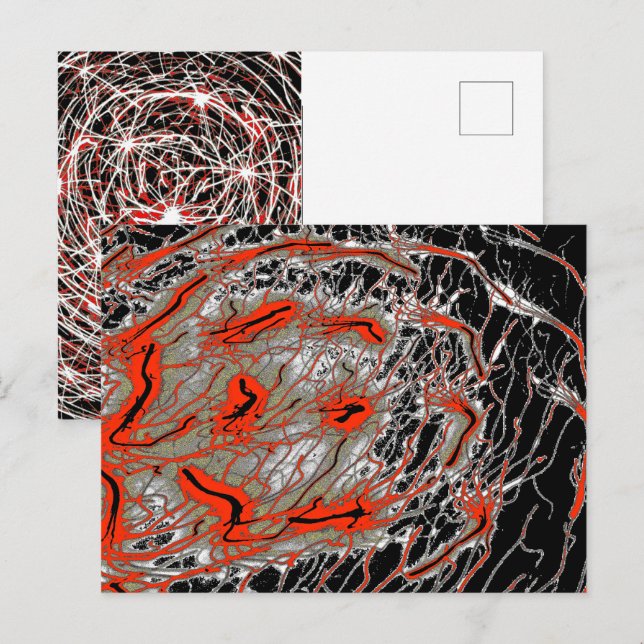 Postal Spiral Art Card (Anverso / Reverso)