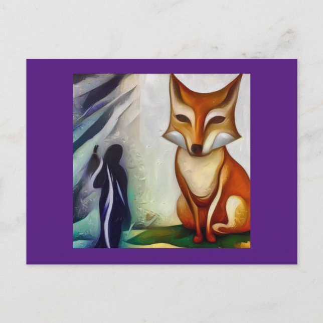 Postal Spirit Animal Fox 2 (Anverso)