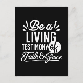 Postal Spiritual Living Testimony Faith and Grace Quote