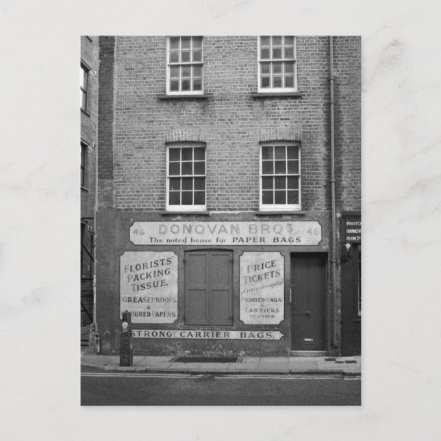 Postal Spitalfields, Londres Reino Unido (Anverso)