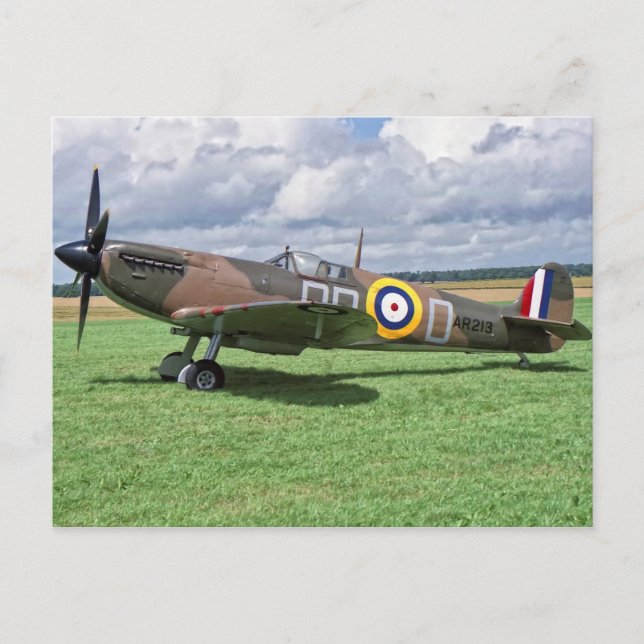 Postal Spitfire AR213 (Anverso)