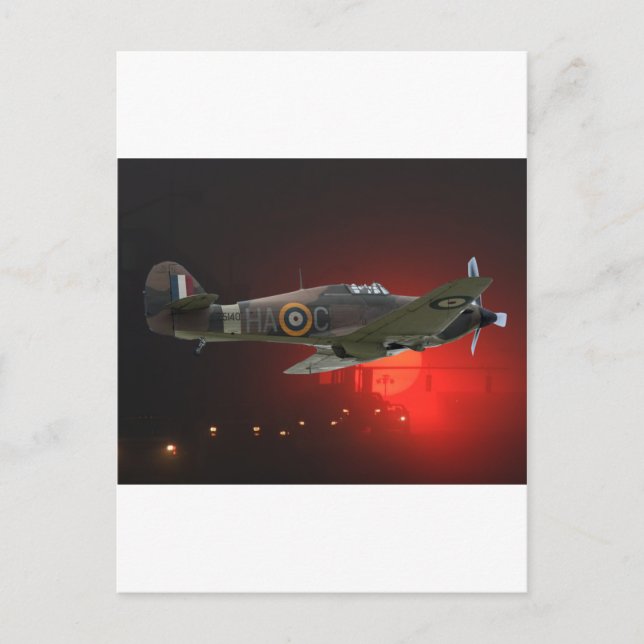 Postal Spitfire británico (Anverso)