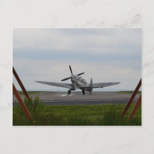 Postal Spitfire listo para despegar