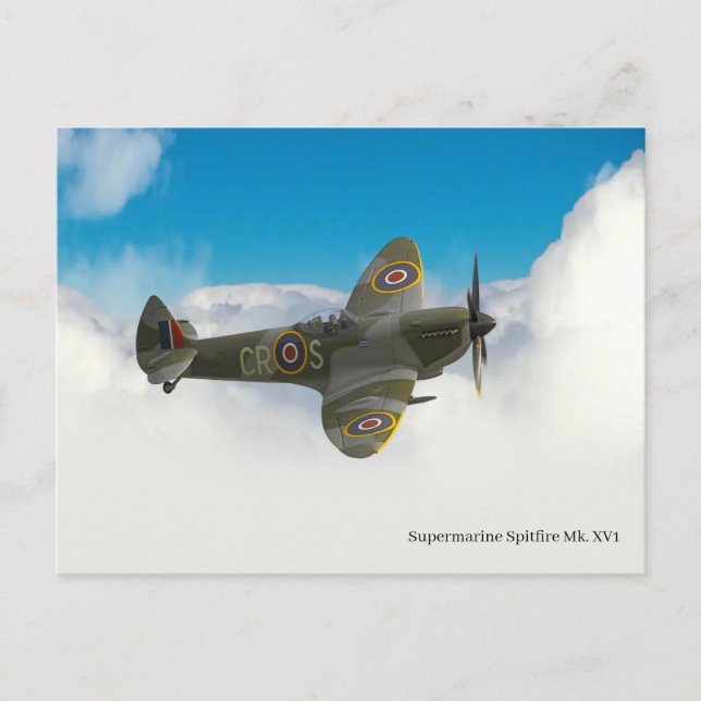 Postal Spitfire Postcard (Anverso)