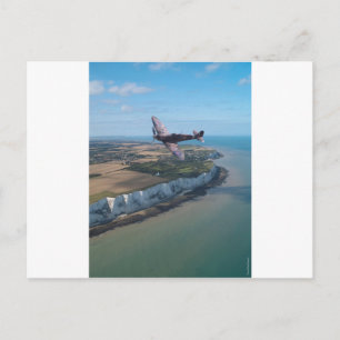 Postal Spitfire sobre Inglaterra