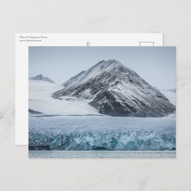 Postal Spitsbergen Svalbard Landscape Photo (Anverso / Reverso)