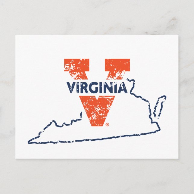 Postal Split V Virginia State Love (Anverso)