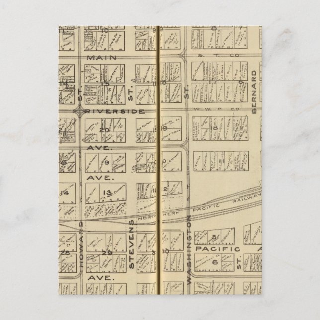 Postal Spokane (Anverso)