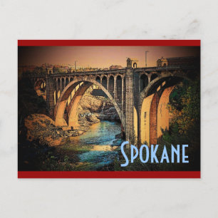 Postal Spokane Postcard