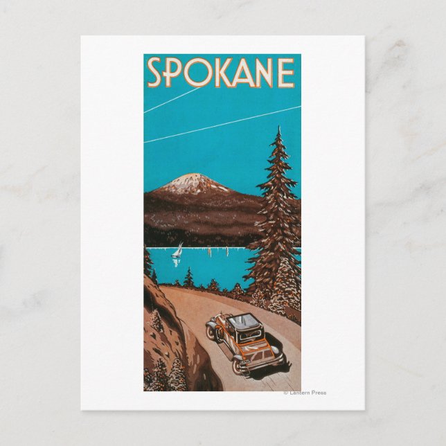 Postal Spokane Poster de publicidad #2Spokane, WA (Anverso)
