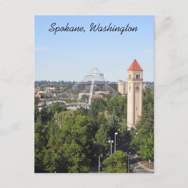 Postal Spokane Washington (Anverso)