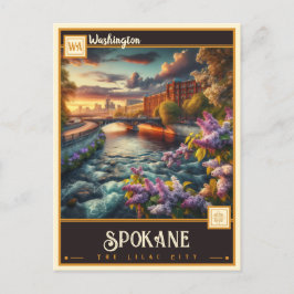Postal Spokane, Washington| Postcard vintage