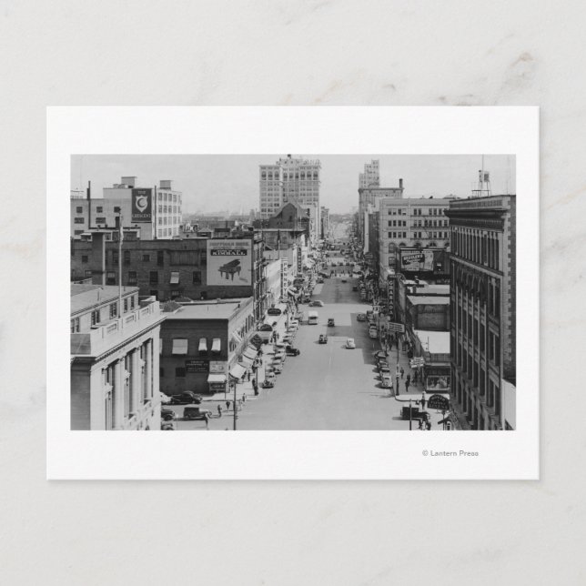 Postal Spokane, Washington, Riverside Avenue (Anverso)