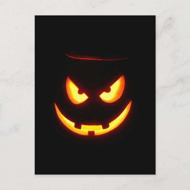 Postal Spooky Jack O Lantern (Anverso)