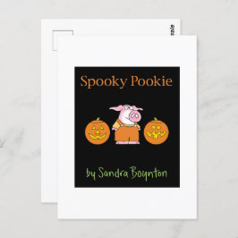 Postal SPOOKY POOKIE por Sandra Boynton Postcard