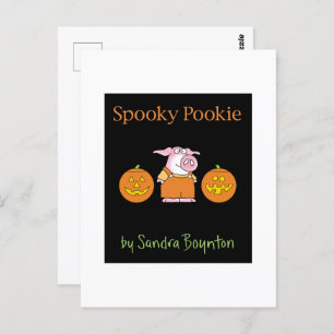 Postal SPOOKY POOKIE por Sandra Boynton Postcard