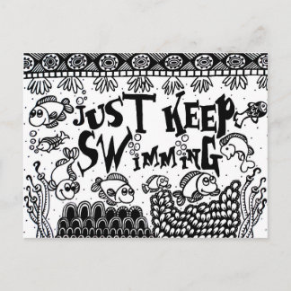 Postal Spoonie-Just Keep Swimming Chronness