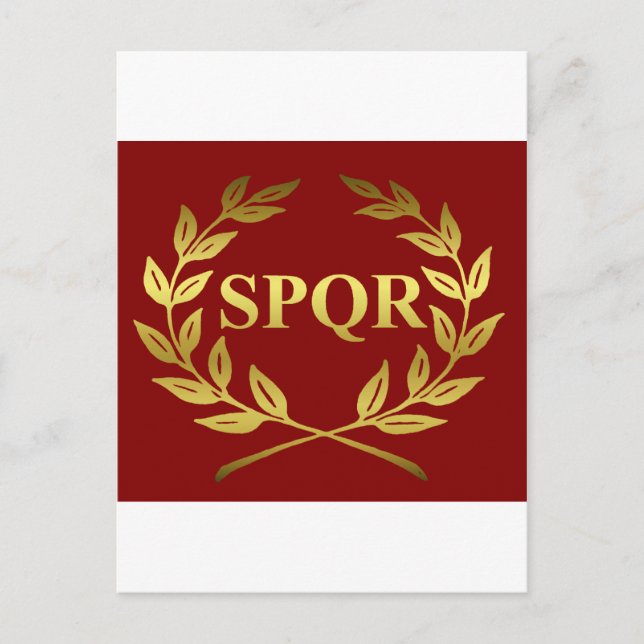 POSTAL SPQR (Anverso)