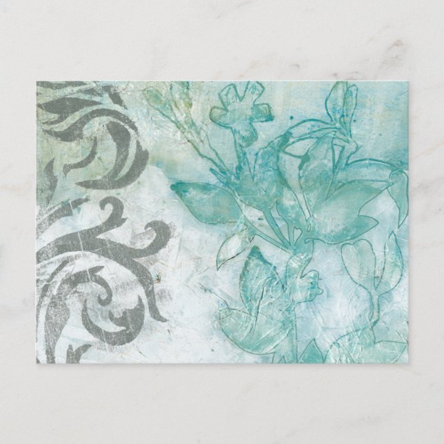 Postal Spray de flores II (Anverso)