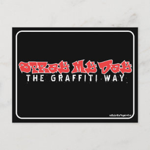 Postal Spray My Day - La manera de decir el graffiti: Hag