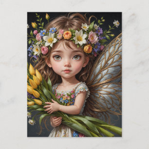 Postal Spring Tulip Fairy