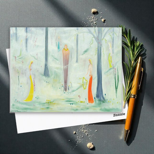 Postal Spring Wahine, Marguerite Blasingame (Subido por el creador)