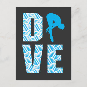 Postal Springboard Diving Diver Platform Springboard