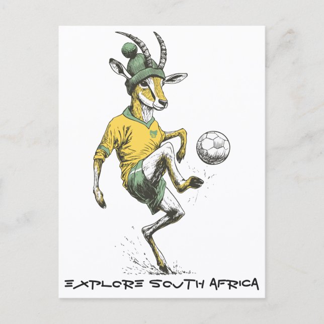 Postal Springbok Star Striker (Anverso)