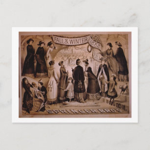 Postal 'Springer Brothers, Boston, otoño e invierno recog