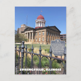 Postal Springfield, el antiguo Capitolio Estatal de Illin