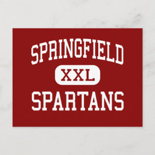 Postal Springfield - Espartanos - Secundaria - Akron Ohio
