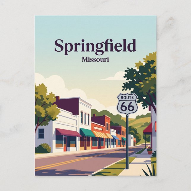 Postal Springfield, Misuri (Anverso)