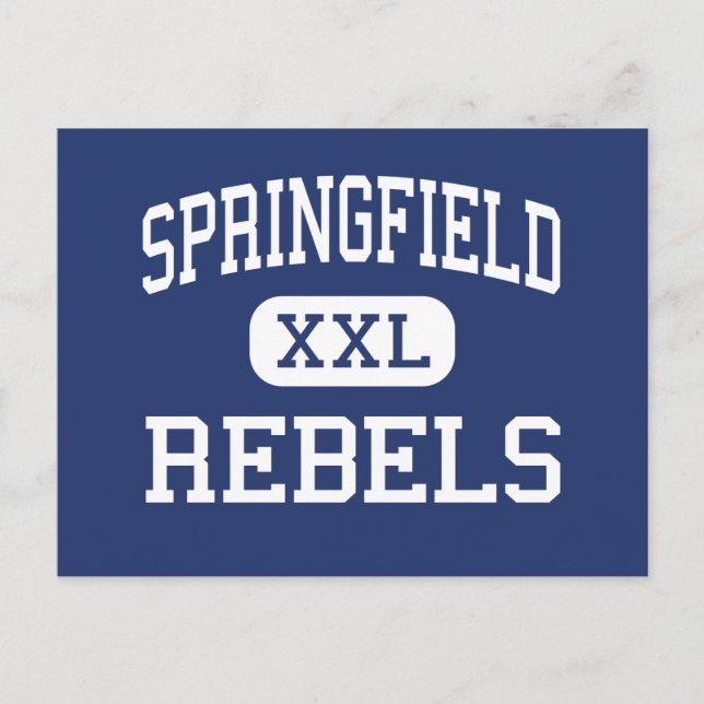 Postal Springfield Rebels Middle Springfield Oregon (Anverso)