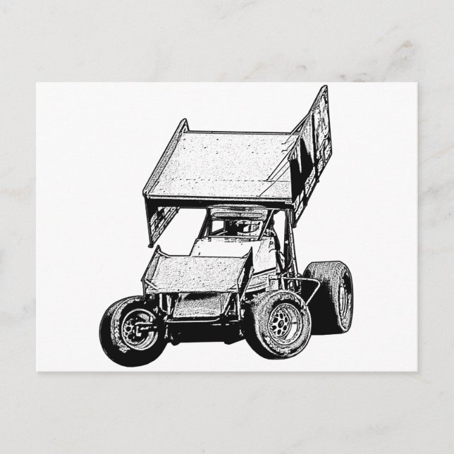 Postal Sprint Car 1 (Anverso)