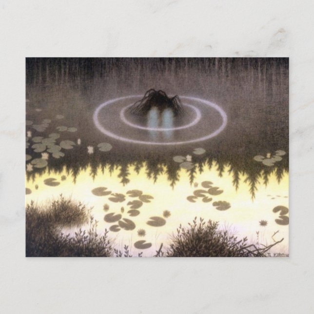 Postal Sprite De Agua Mítica Nokken (Anverso)