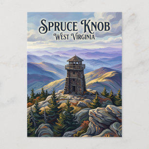 Postal Spruce Knob Virginia Occidental