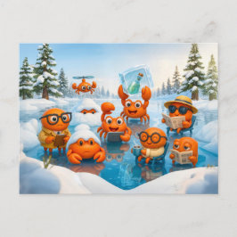 Postal Spy Crab Winter Team On Arctic Mission