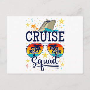 Postal Squad de Crucero 2024 Vacaciones en Crucero