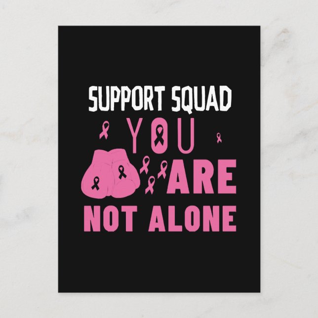 Postal Squad de soporte que no está solo (Anverso)