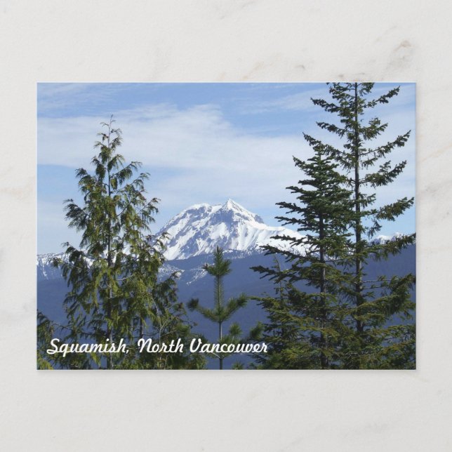 Postal Squamish, Vancouver del Norte (Anverso)