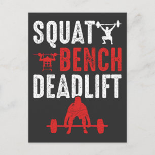 Postal Squat Bench Deadlift Gym Workup