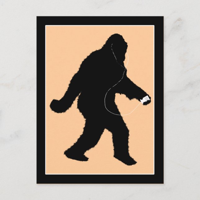 Postal Squatch (cambiar el color de fondo) (Anverso)
